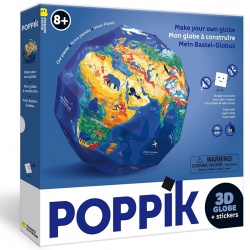 3D Globus sa naljepnicaa - Naš Planet