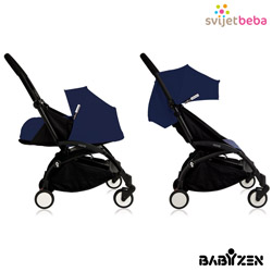 Dječja kolica - Dječja kolica 2U1 - Babyzen Yoyo 0+ Air France/Black Dječja kolica - Dječja kolica 2U1 - Babyzen Yoyo 0+ Air France/Black
