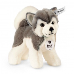 Bernie Husky 17cm - Grey White