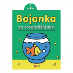 Knjiga bojanka - za trogodišnjake