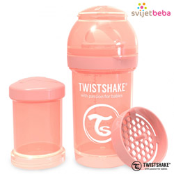 Pribor za jelo i piće - Hranjenje - Anti-Colic bočice Twistshake - Anti-Colic 180ml - Pastel Peach Pribor za jelo i piće - Hranjenje - Anti-Colic bočice Twistshake - Anti-Colic 180ml - Pastel Peach