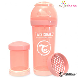Pribor za jelo i piće - Hranjenje - Anti-Colic bočice Twistshake - Anti-Colic 260ml - Pastel Peach Pribor za jelo i piće - Hranjenje - Anti-Colic bočice Twistshake - Anti-Colic 260ml - Pastel Peach