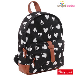 Od 1 do 3 godine - Ideje za poklone - Dječji ruksak - Kidzroom Black Hearts (030-8878BH) Od 1 do 3 godine - Ideje za poklone - Dječji ruksak - Kidzroom Black Hearts (030-8878BH)