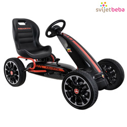 Igra na otvorenom - Vozila na pedale - Go-kart ABARTH - crni Igra na otvorenom - Vozila na pedale - Go-kart ABARTH - crni