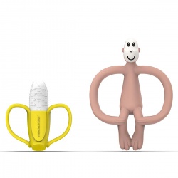 Poklon set banana i majmun - Dusty Pink