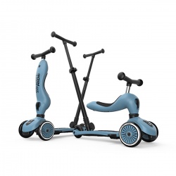 Romobil Highwaykick1 PushAndGo - Steel