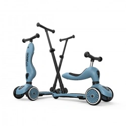 Romobil Highwaykick1 PushAndGo - Steel