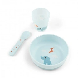 Set za jelo First Foodie Playground - Blue