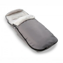 Zimska vreća Footmuff Teddy - Violet Grey