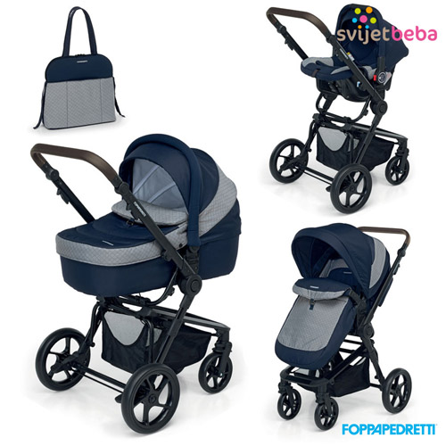 Dječja kolica | Foppapedretti 3Chic | 3Chic - Elegant Blue Dječja kolica | Foppapedretti 3Chic | 3Chic - Elegant Blue