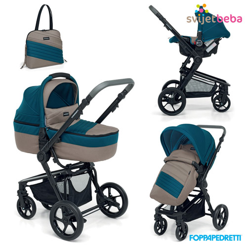 Dječja kolica | Foppapedretti 3Chic | 3Chic - Ottanio/Grey Dječja kolica | Foppapedretti 3Chic | 3Chic - Ottanio/Grey