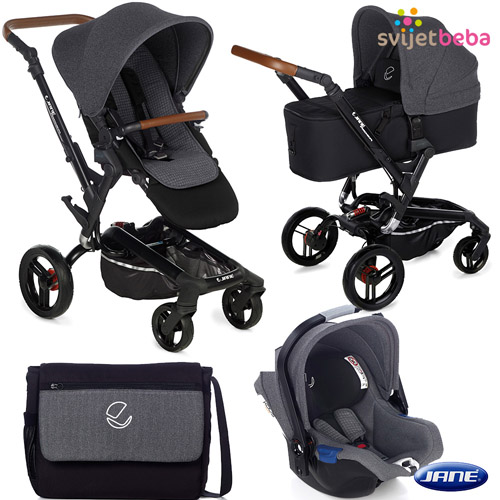 Dječja kolica | Jane Rider Micro | Jane Rider Micro - T34 Jet Black Dječja kolica | Jane Rider Micro | Jane Rider Micro - T34 Jet Black