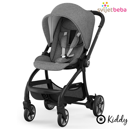 Dječja kolica | Kiddy Evostar Light | Kiddy Evostar Light - Melange Grey (bez košare) Dječja kolica | Kiddy Evostar Light | Kiddy Evostar Light - Melange Grey (bez košare)