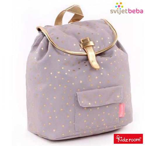 Ideje za poklone | Dječji ruksak | Kidzroom Gold Light Grey (Vrećasti 030-8452-LIGHTG) Ideje za poklone | Dječji ruksak | Kidzroom Gold Light Grey (Vrećasti 030-8452-LIGHTG)