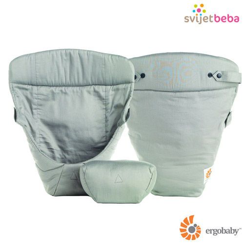 Ergobaby | Ergobaby umetak za novorođenče | Sivi Ergobaby | Ergobaby umetak za novorođenče | Sivi
