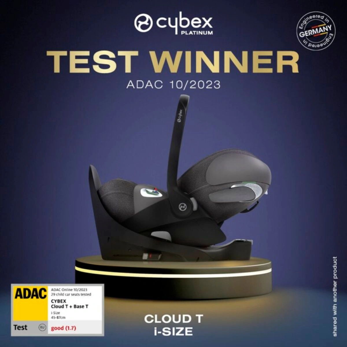 Cloud T i-Size 0-13 kg - Plus Mirage Grey-10