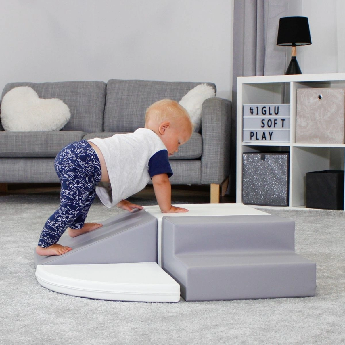 Corner Crawler - Grey White-2