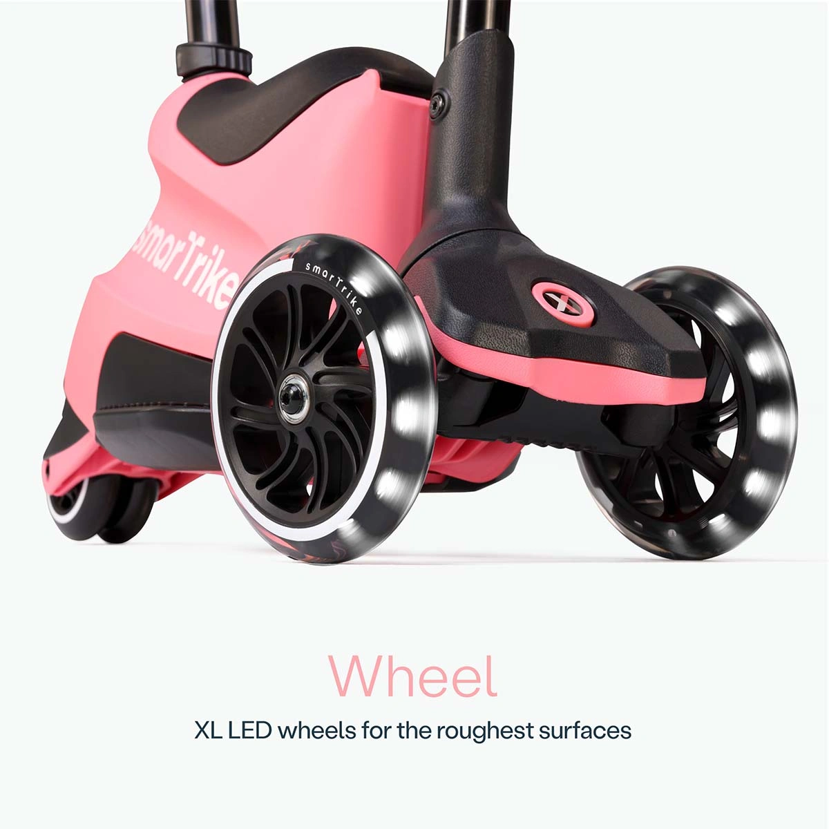 Guralica i romobil Xtend - Salmon Pink-3