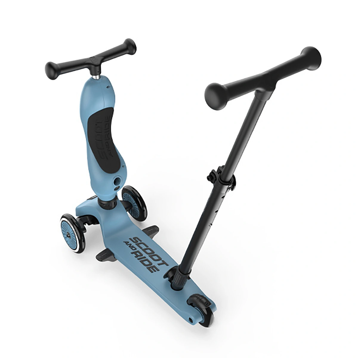 Romobil Highwaykick1 PushAndGo - Steel-6