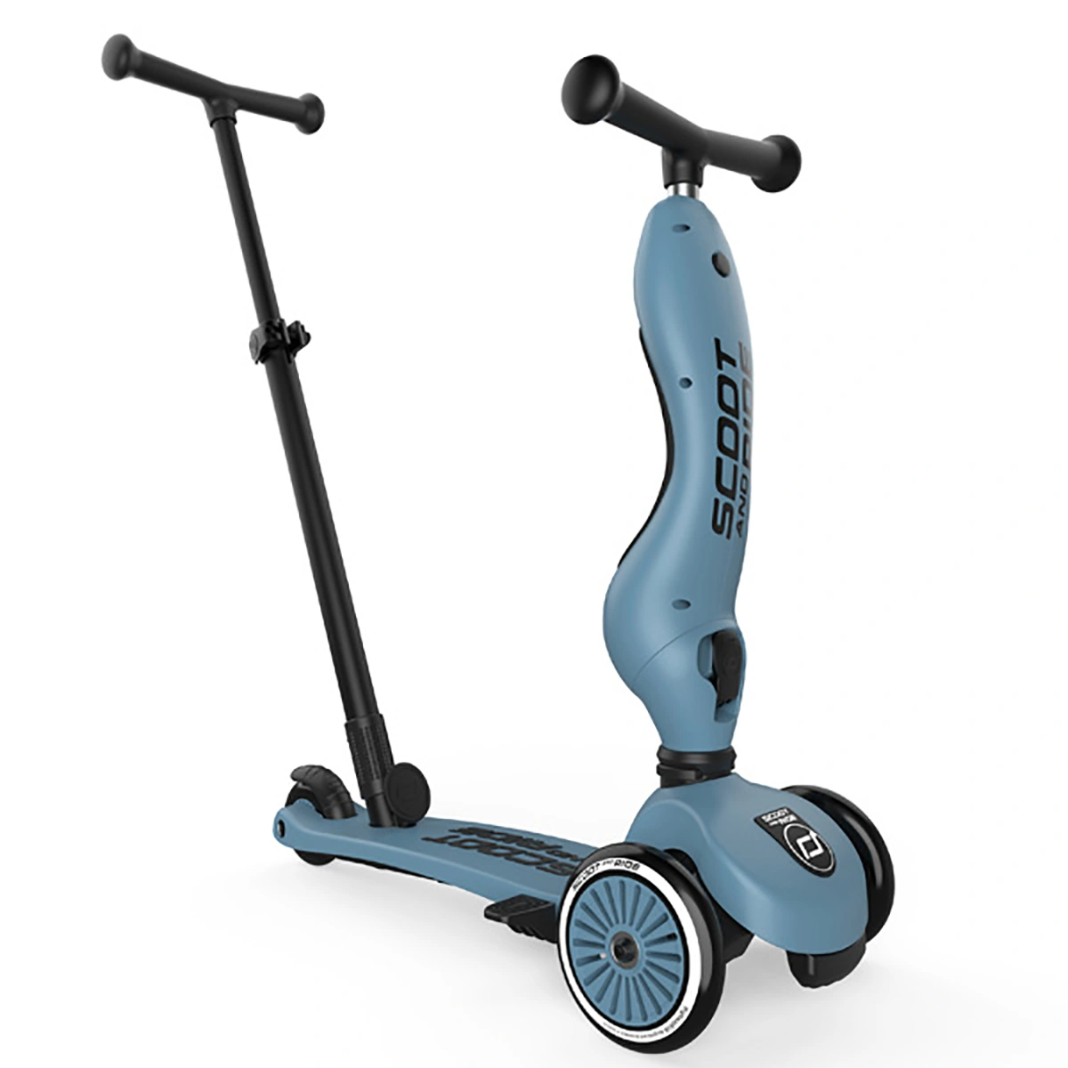 Romobil Highwaykick1 PushAndGo - Steel-5