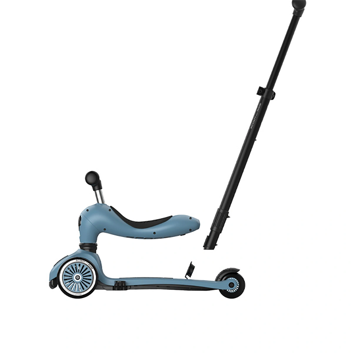 Romobil Highwaykick1 PushAndGo - Steel-2